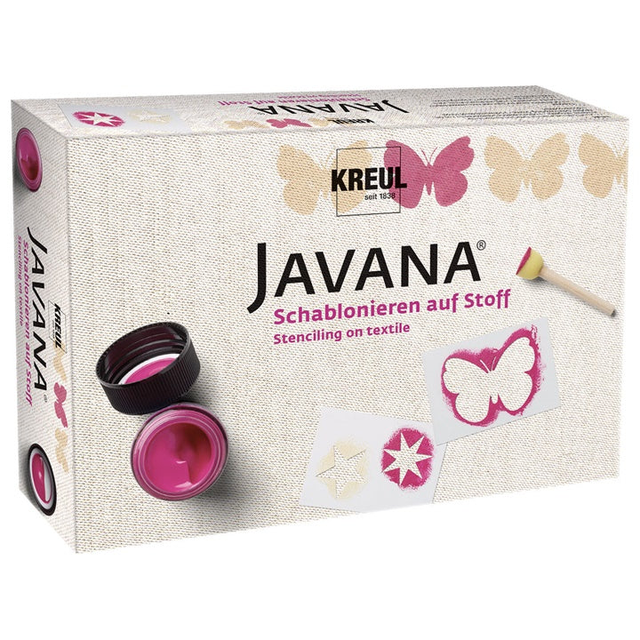 Textilfestő készlet sablonokkal JAVANA KREUL