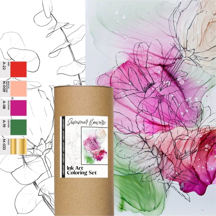 Tintakészlet KAMENSKAYA 'SUMMER FLOWERS' (1)