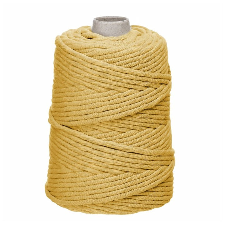 Sodrott pamut zsinór 100 m - DP Craft – 130 mustard