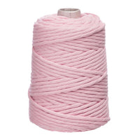 Sodrott pamut zsinór 100 m - DP Craft – 410 powder pink