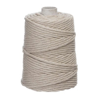Sodrott pamut zsinór 100 m - DP Craft – 605 beige
