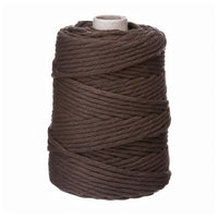 Sodrott pamut zsinór 100 m - DP Craft – 650 brown