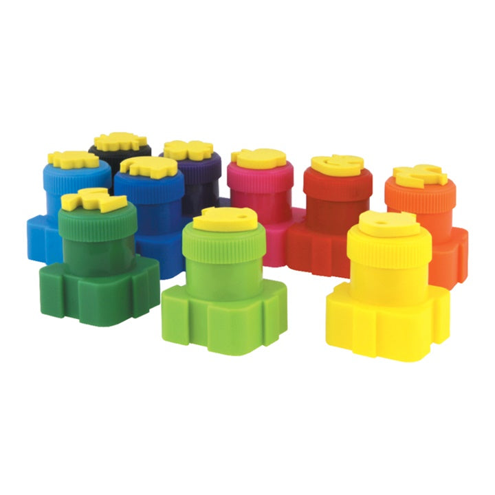 Ujjfesték bélyegzőkkel Colorino 10x10 ml (2)