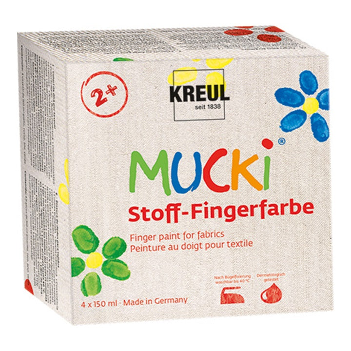 Ujjfesték készlet textilre MUCKI 4 x 150 ml