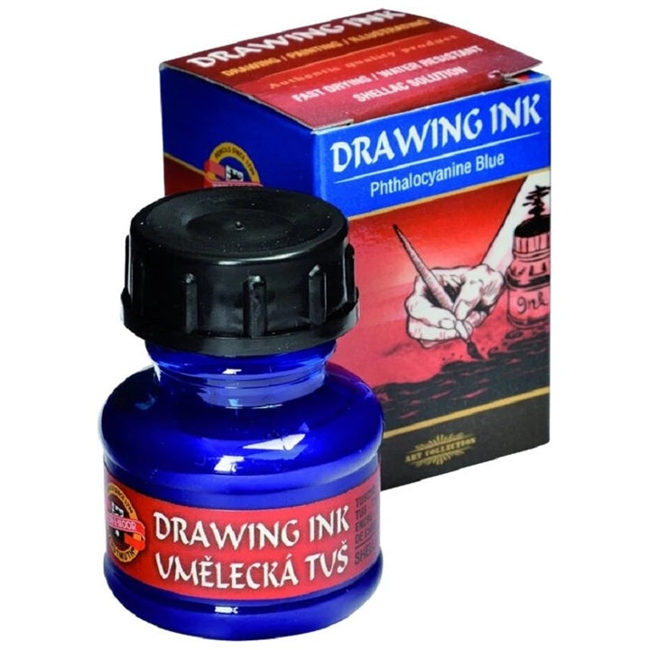 KOH-I-NOOR művész tinta, 20 g – 2400 Ftalocianin kék
