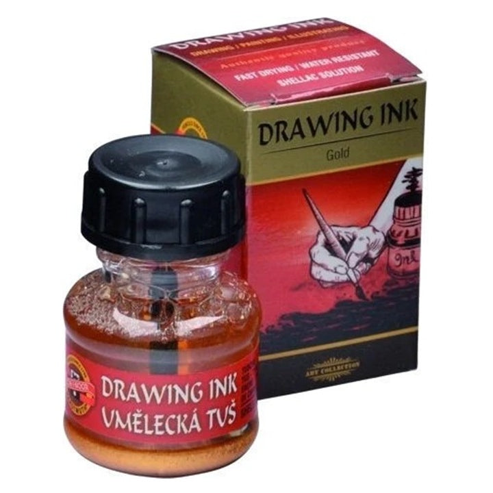 KOH-I-NOOR művész tinta, 20 g – 2810 Golden