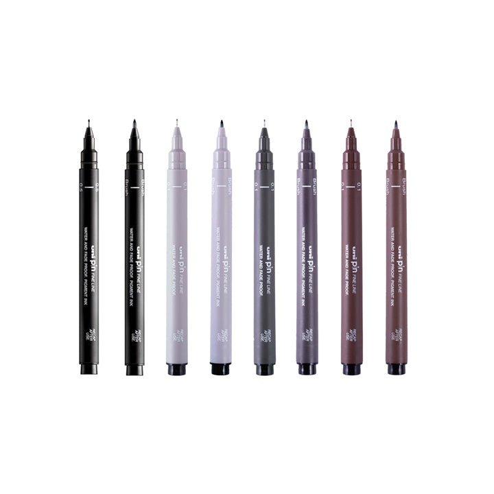 UNI PIN fineliner filctollak készlete Creative Strokes 8 db (2)