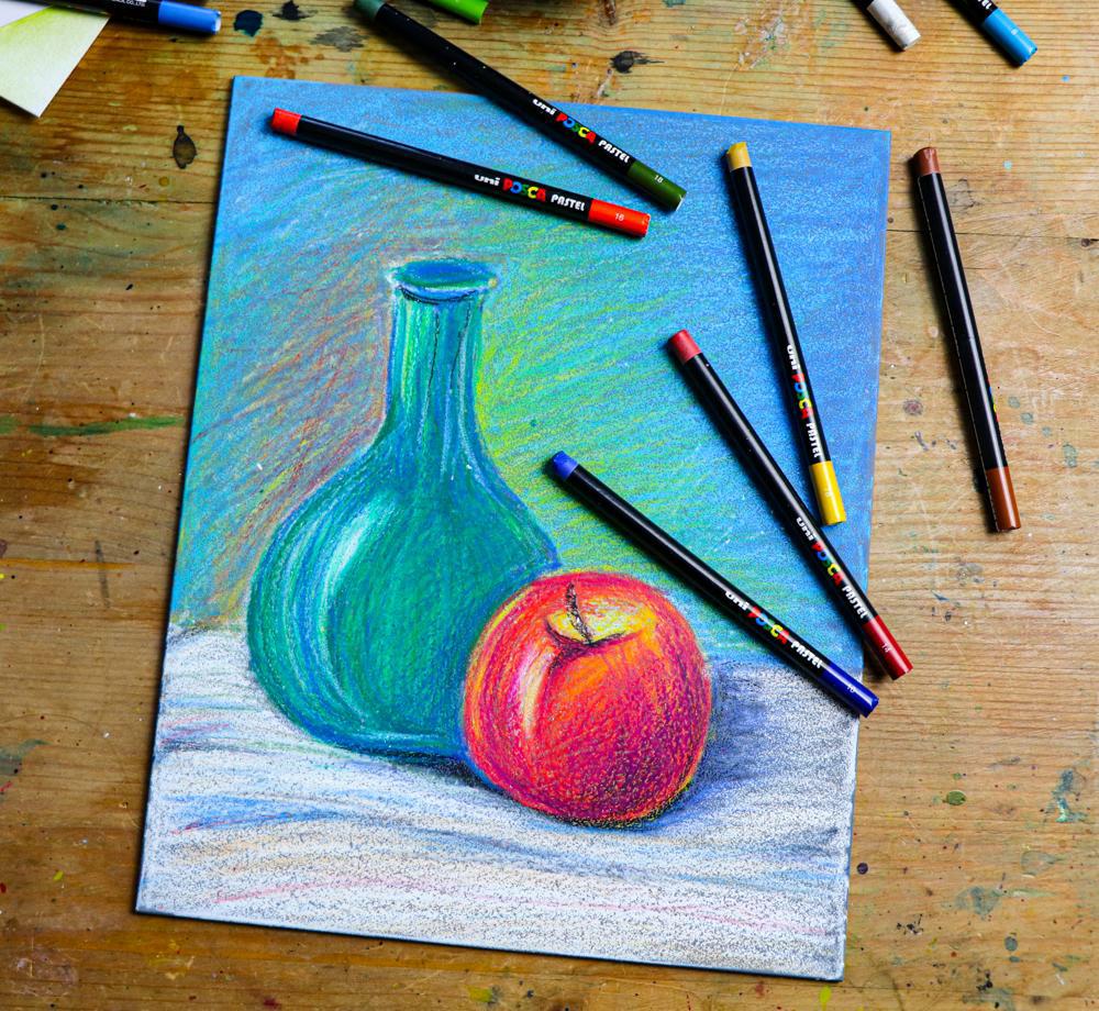 Posca KPA-100 24C viaszpasztell készlet, vegyes színek