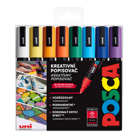 Posca PC-5M marker készlet, 1,8 – 2,5 mm, vegyes színek (16 db)