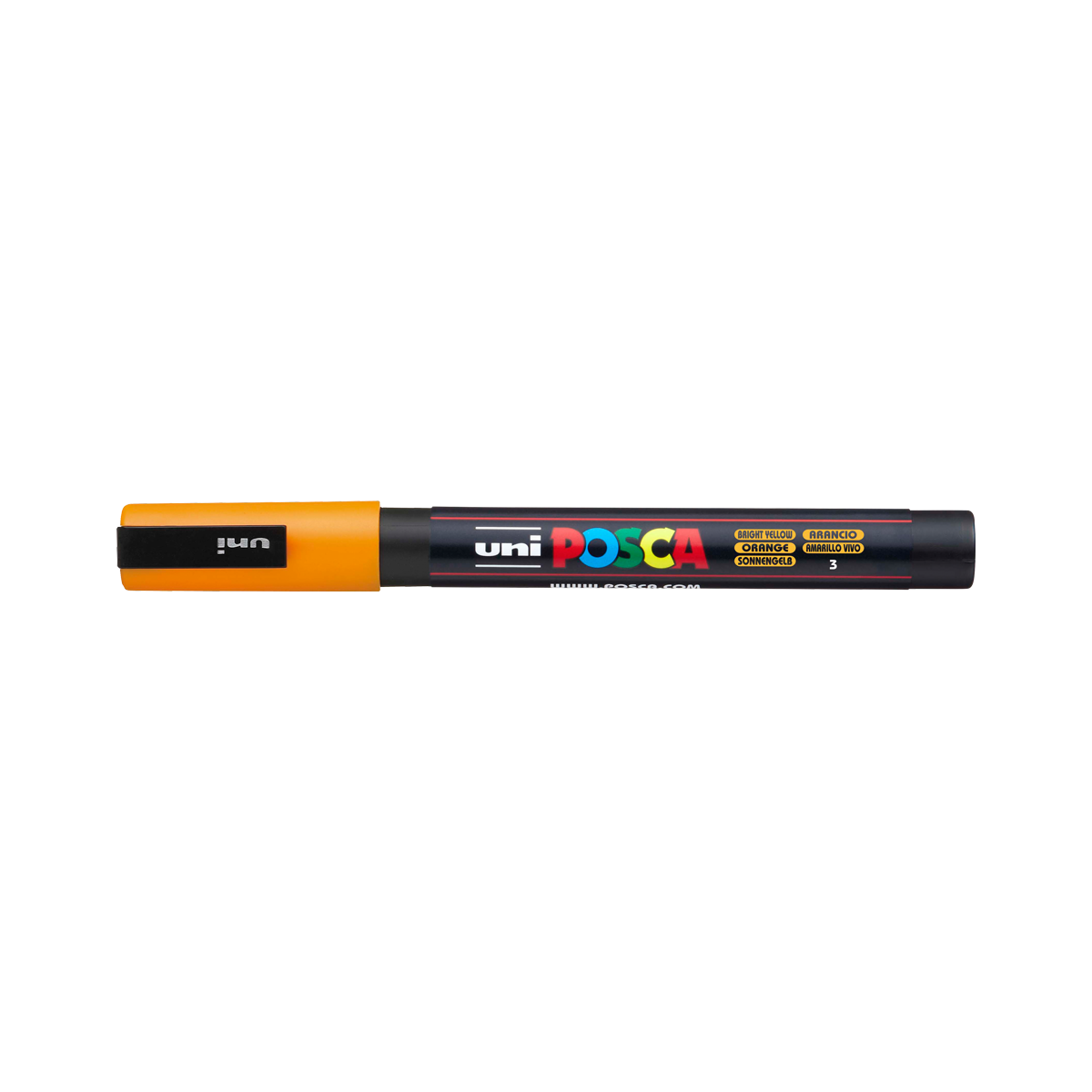 Posca PC-3M akril filctoll – 0,9 - 1,3 mm, élénksárga (3)