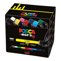 Posca PCM-22 8C MOP´R marker készlet, 3 – 19 mm, vegyes színek (8 db)