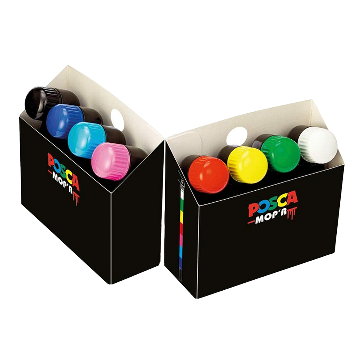 Posca PCM-22 8C MOP´R marker készlet, 3 – 19 mm, vegyes színek (8 db)
