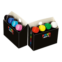 Posca PCM-22 8C MOP´R marker készlet, 3 – 19 mm, vegyes színek (8 db)