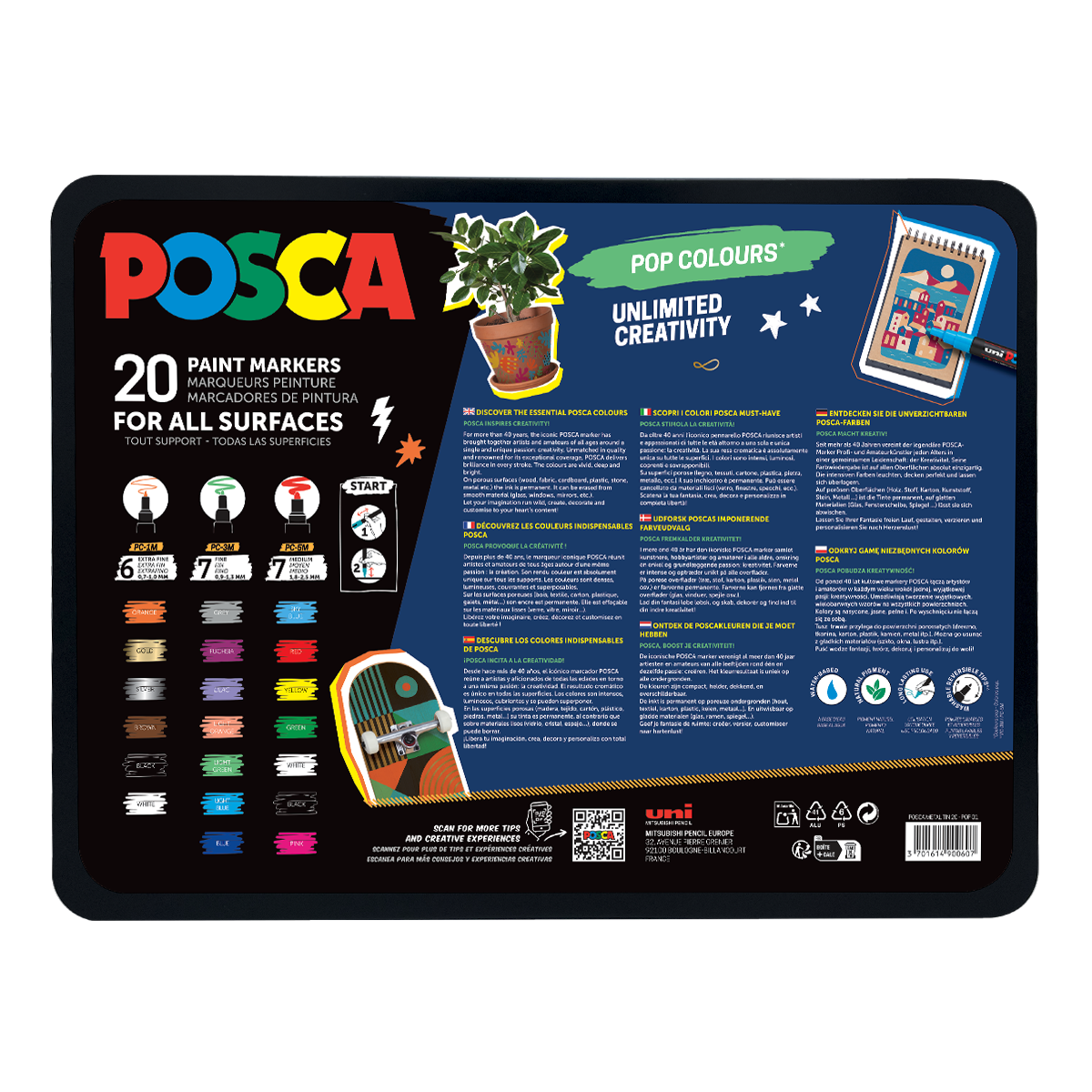 Posca vegyes marker készlet