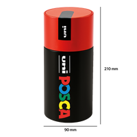 Posca vegyes marker készlet fémdobozban – 13 db (PC-3M, PC-5M, PC-5BR)