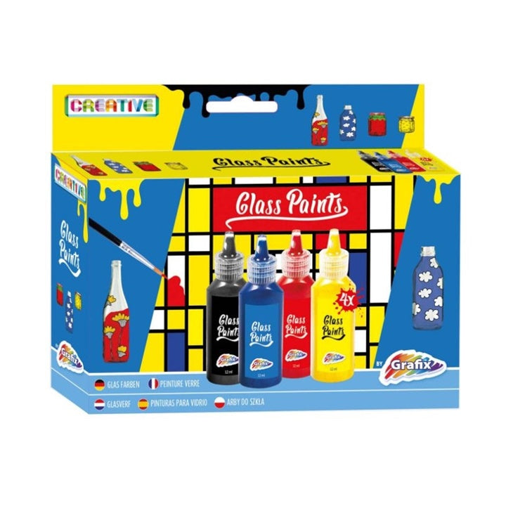 Üvegfesték-készlet 4 x 22 ml