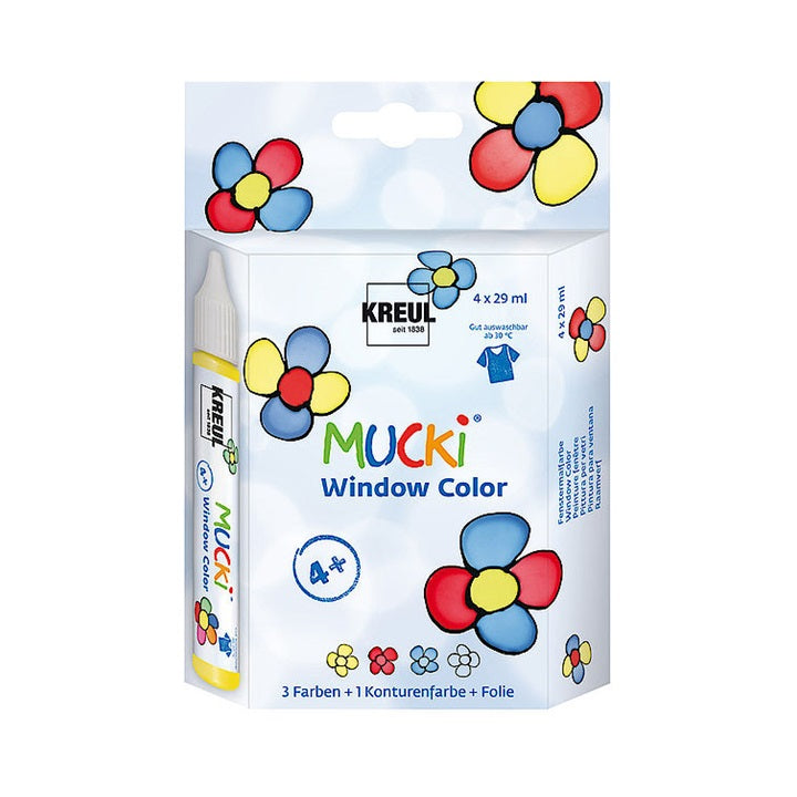 Üvegfesték készlet MUCKI 4 x 29 ml