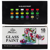 Üvegfesték Phoenix - 18 x 30 ml