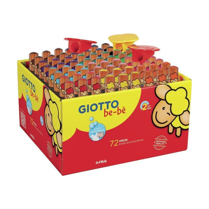 Vastag kerek színes ceruzák GIOTTO be-bè iskolai kiszerelés
