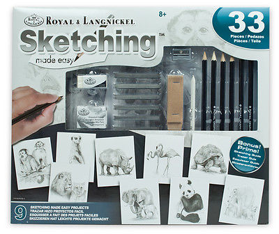 Vázlat készítő készlet Royal & Langnickel AME110 / 33 részes
