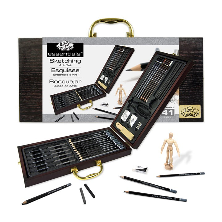 Vázlatkészítő készlet kofferben Royal & Langnickel essentials / 41 részes