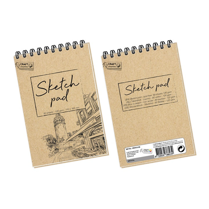 Vázlattömb Craft Sensations 11x16.5 cm – 80 lapos