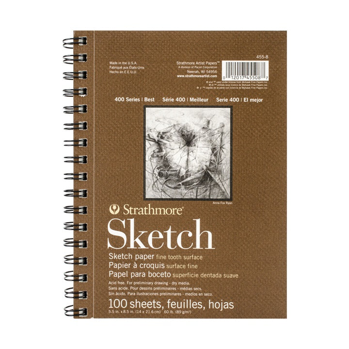 Vázlattömb Strathmore Sketch 100 lapos - 14.8 x 21 cm