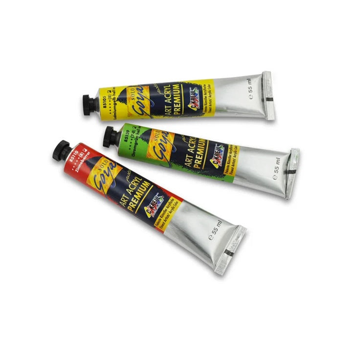 Prémium akril festék SOLO GOYA 55 ml – valódi világossárga