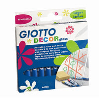 Viasz pasztell GIOTTO Decor GLASS SZETT10