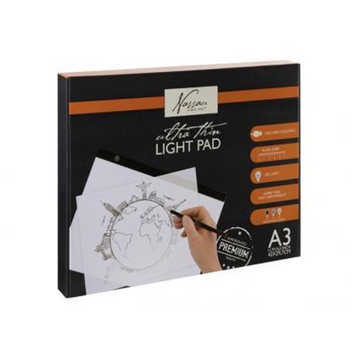 Világító LED rajz tábla NASSAU A3