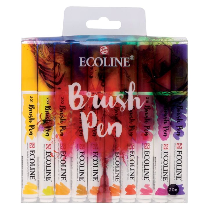 Vízfestéktollak Ecoline Brush Pen (1)