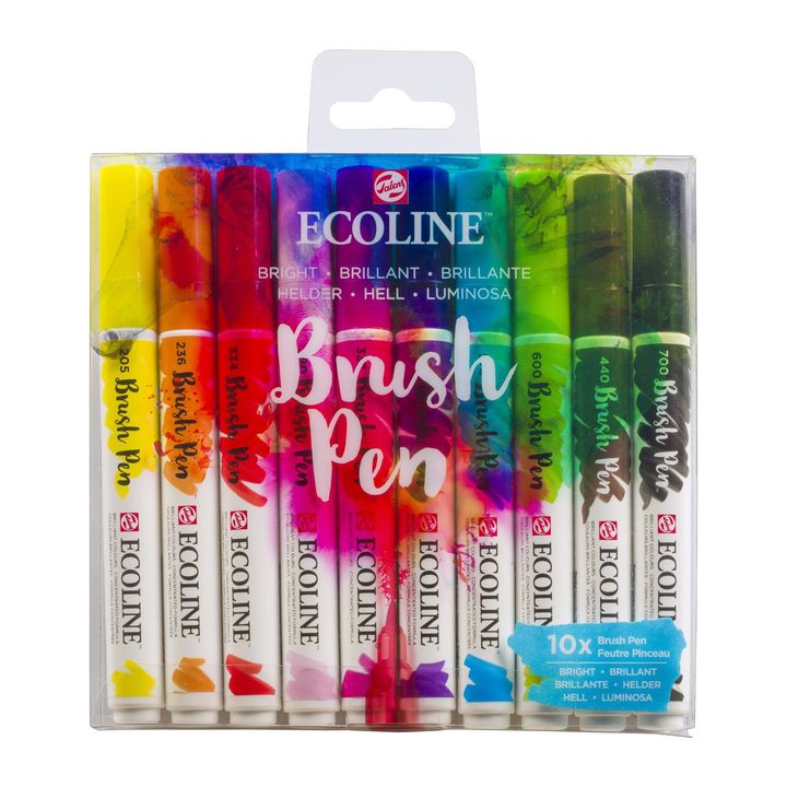 Vízfestéktollak Ecoline Brush Pen Bright (1)