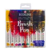 Vízfestéktollak Ecoline Brush Pen Dark (1)