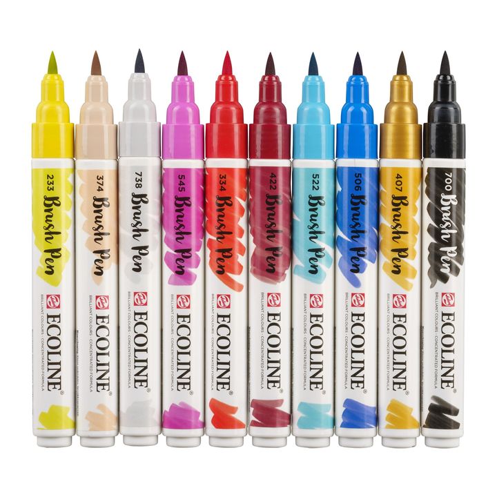 Vízfestéktollak Ecoline Brush Pen Fashion (3)