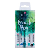 Vízfestéktollak Ecoline Brush Pen Green Blue (1)