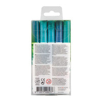Vízfestéktollak Ecoline Brush Pen Green Blue (2)