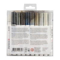 Vízfestéktollak Ecoline Brush Pen Greys (2)