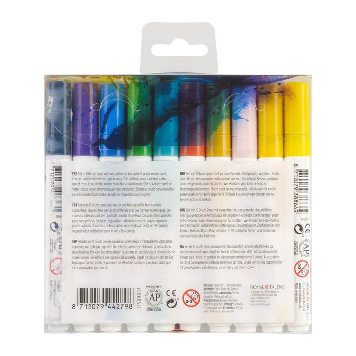 Vízfestéktollak Ecoline Brush Pen Illustrator (2)