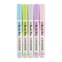 Vízfestéktollak Ecoline Brush Pen Pastel (5)