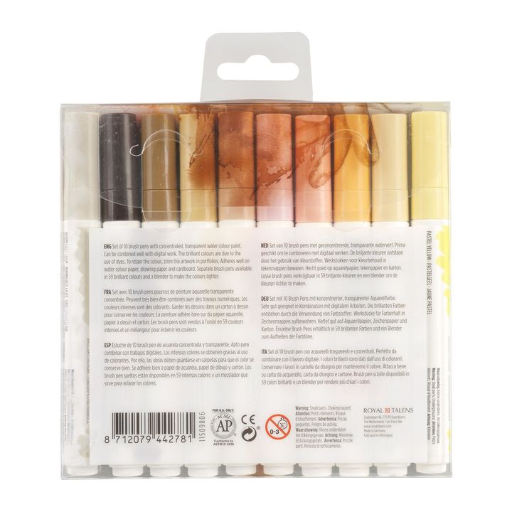 Vízfestéktollak Ecoline Brush Pen Skin (2)
