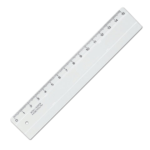 Vonalzó 15cm KTR