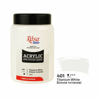 Akrilfesték, 400 ml, ROSA STUDIO – Titánfehér (401)