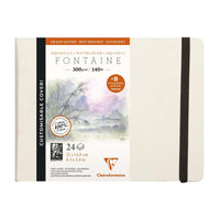 Clairefontaine Fontaine akvarellkönyv HP 300 g 24 lap keménytáblás