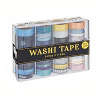 Washi szalagok - készlet 36 x 3 m / sötét árnyalatok