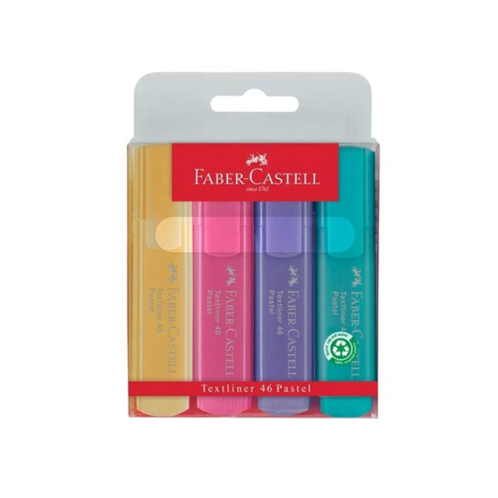 Faber-Castell 46 Pastel szövegkiemelő - 4 db-os készlet