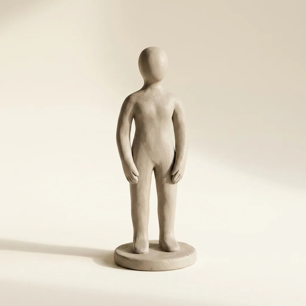 Kézzel formázott figura Clay with me gyurmából