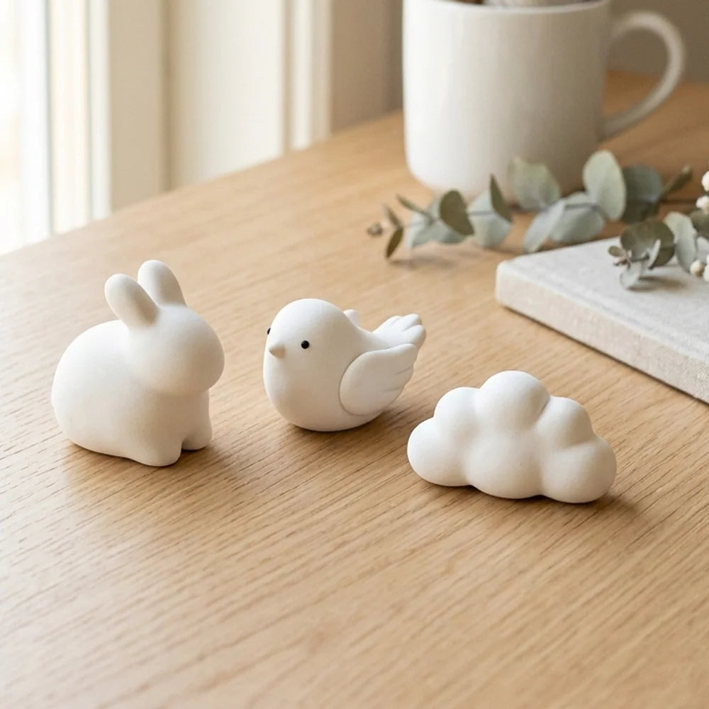 Könnyű figurák modellezése Cloudy Clay gyurmából