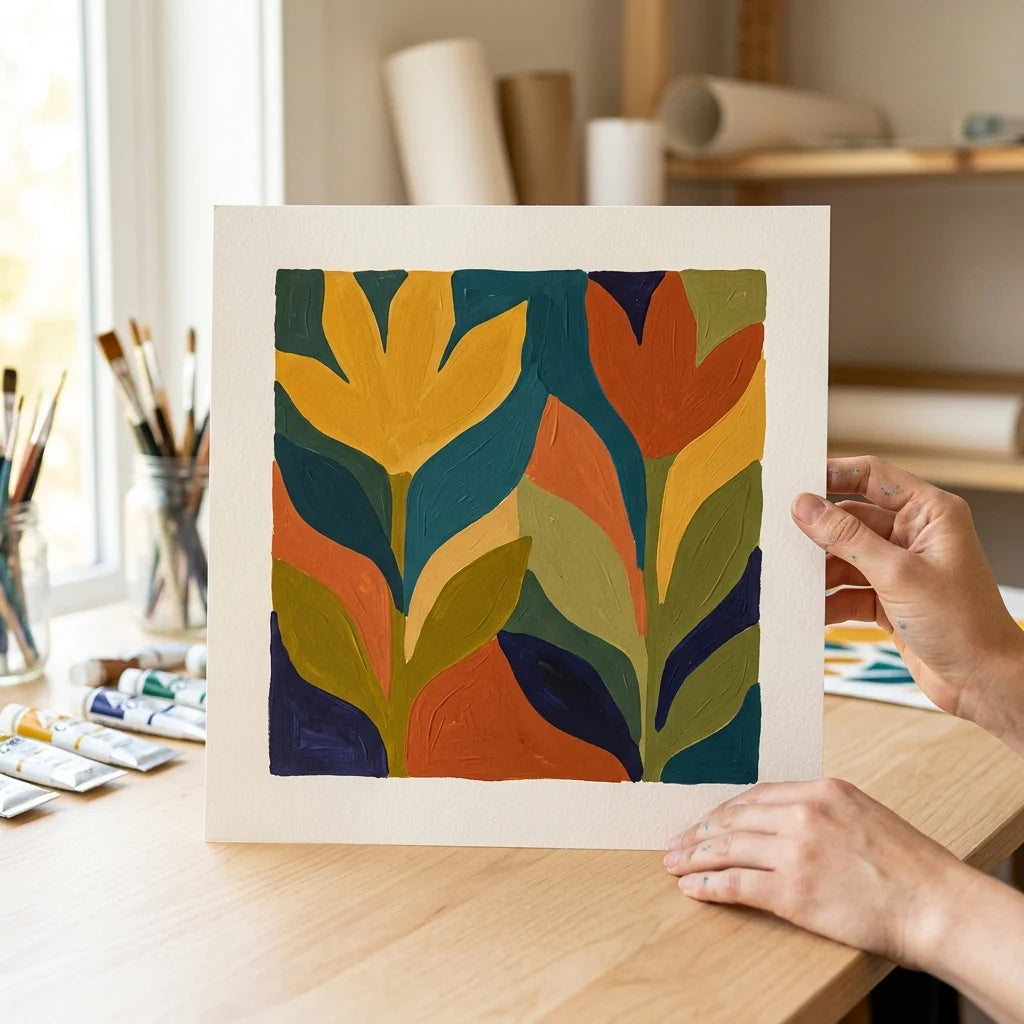 Illusztráció gouache festékkel