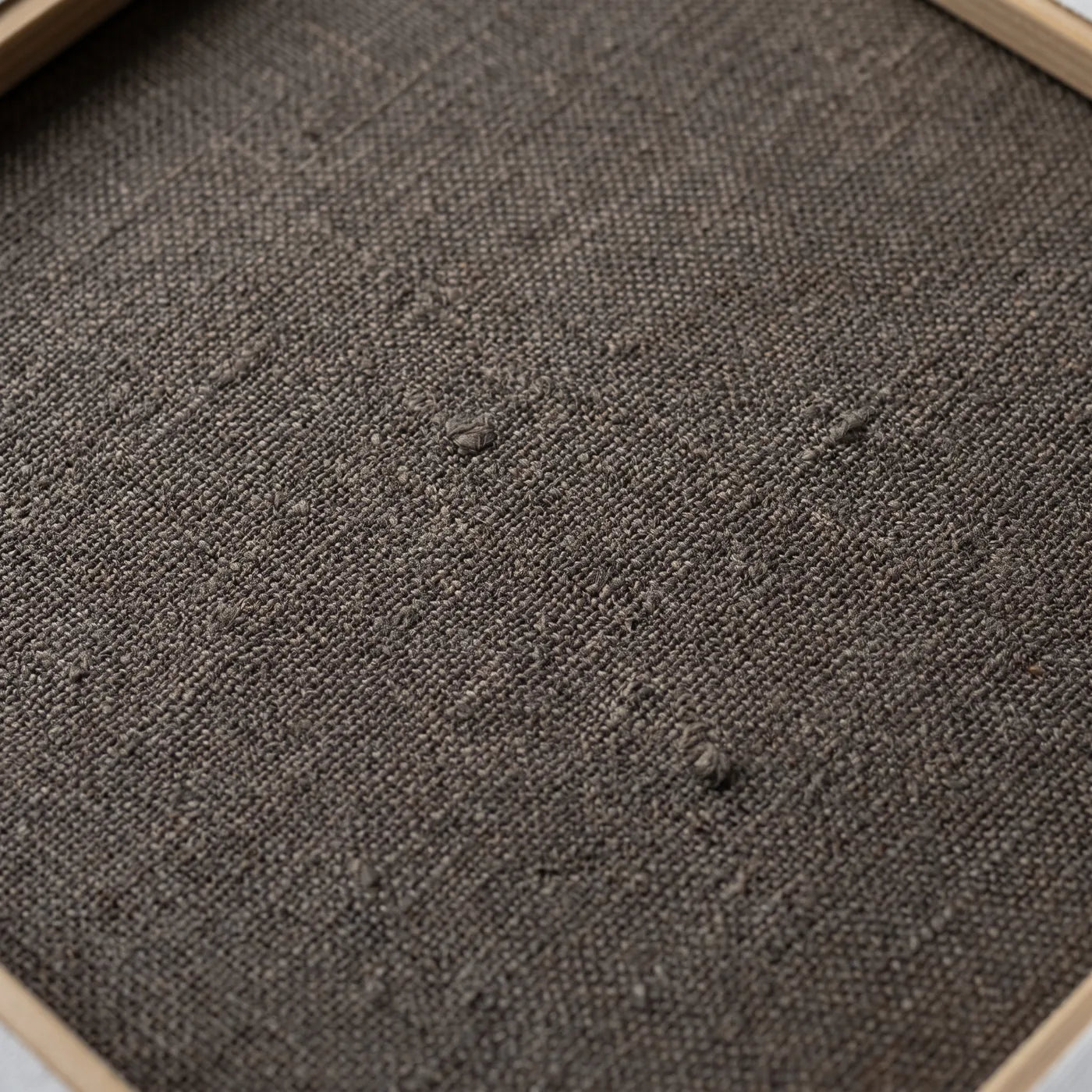 A MUSEAL vászon nyers lenje — szövés 12,5 × 12,5 szál/cm²