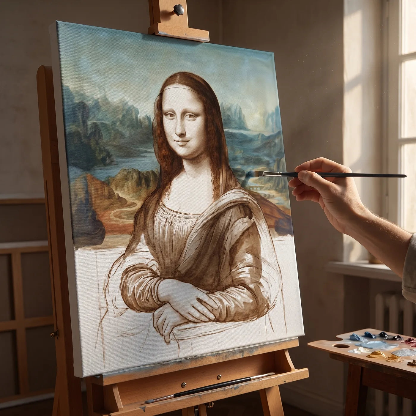 Olajfesték a MUSEAL lenvásznon